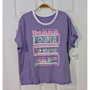 Disney Parks‎ Tomorrowland Shirt The Power to Move You Graphic Tee XXL NWT